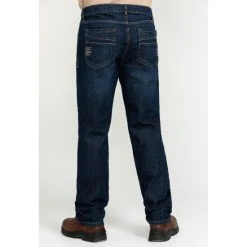 Best Sale ⌛ Cody James Men's FR Millikin Slim Straight Work ???? Jeans Indigo ????