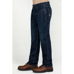 Best Sale ⌛ Cody James Men's FR Millikin Slim Straight Work ???? Jeans Indigo ???? -Cody James -shop unnamed file 3767