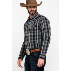 Best Pirce ❤️ Cody James Men's Chapman Small Plaid Long Sleeve Western ???? Shirt Black ???? 8 Best Pirce ❤️ Cody James Men's Chapman Small Plaid Long Sleeve Western ???? Shirt Black ???? -Cody James -shop unnamed file 3781