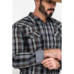 Best Pirce ❤️ Cody James Men's Chapman Small Plaid Long Sleeve Western ???? Shirt Black ???? 9 Best Pirce ❤️ Cody James Men's Chapman Small Plaid Long Sleeve Western ???? Shirt Black ???? -Cody James -shop unnamed file 3782