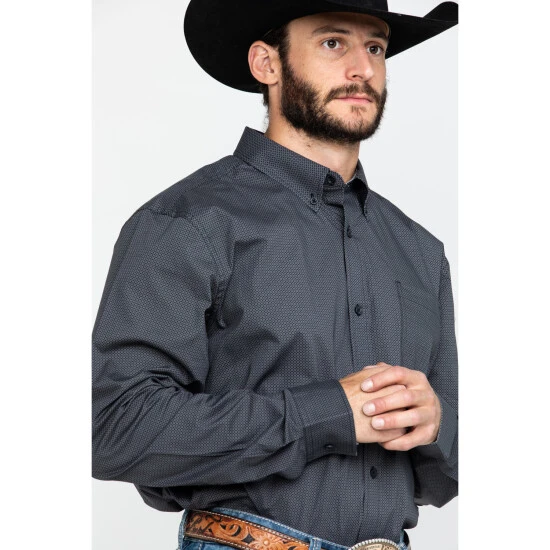Discount ???? Cody James Core Men's Burton Geo Print Long Sleeve Western ???? Shirt Grey ❤️ 5 Discount ???? Cody James Core Men's Burton Geo Print Long Sleeve Western ???? Shirt Grey ❤️ - Image 5