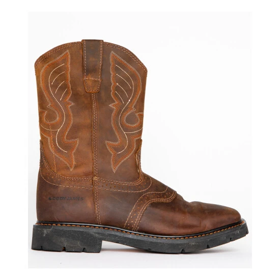 Deals ???? Cody James Men's Western Work ???? Boots - Square Toe Brown ???? 4 Deals ???? Cody James Men's Western Work ???? Boots - Square Toe Brown ???? - Image 4
