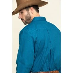 Wholesale ???? Cody James Core Men's Ringfield Micro Geo Print Long Sleeve Western ???? Shirt Black ???? -Cody James -shop unnamed file 3795