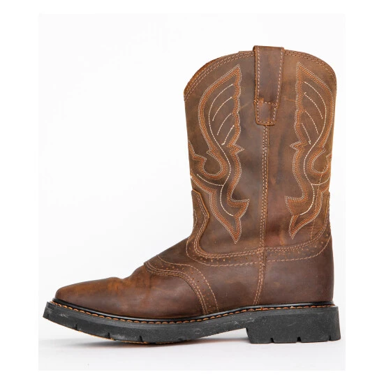 Deals ???? Cody James Men's Western Work ???? Boots - Square Toe Brown ???? 5 Deals ???? Cody James Men's Western Work ???? Boots - Square Toe Brown ???? - Image 5