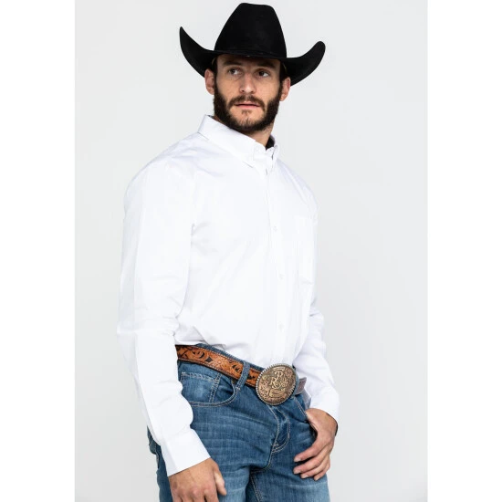 Best deal ???? Cody James Core Men's White Solid Long Sleeve Western ???? Shirt ???? 5 Best deal ???? Cody James Core Men's White Solid Long Sleeve Western ???? Shirt ???? - Image 5