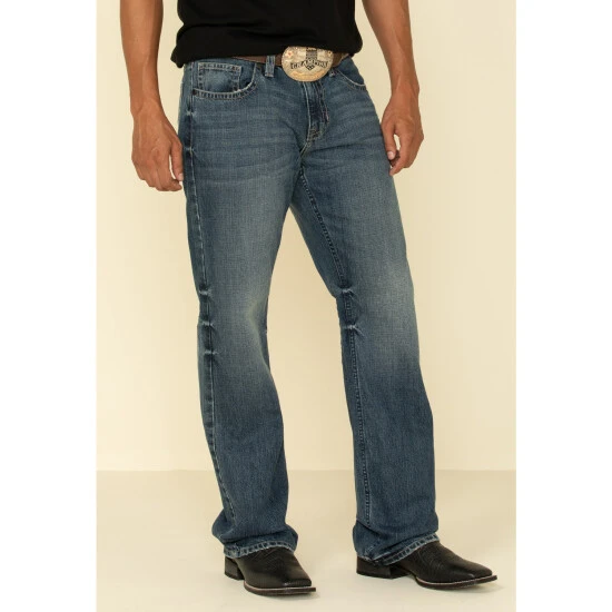 Hot Sale ✨ Cody James Men's Fisticuffs Rigid Relaxed Straight Medium Wash ???? Jeans Blue ???? 2 Hot Sale ✨ Cody James Men's Fisticuffs Rigid Relaxed Straight Medium Wash ???? Jeans Blue ???? - Image 2