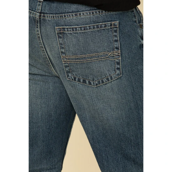 Hot Sale ✨ Cody James Men's Fisticuffs Rigid Relaxed Straight Medium Wash ???? Jeans Blue ???? 3 Hot Sale ✨ Cody James Men's Fisticuffs Rigid Relaxed Straight Medium Wash ???? Jeans Blue ???? - Image 3