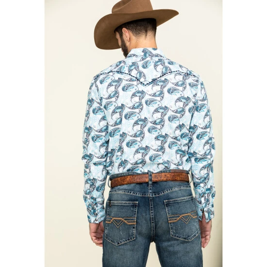 Best reviews of ✨ Cody James Men's Lovelace Large Paisley Print Long Sleeve Western ???? Shirt - Tall White ???? 2 Best reviews of ✨ Cody James Men's Lovelace Large Paisley Print Long Sleeve Western ???? Shirt - Tall White ???? - Image 2