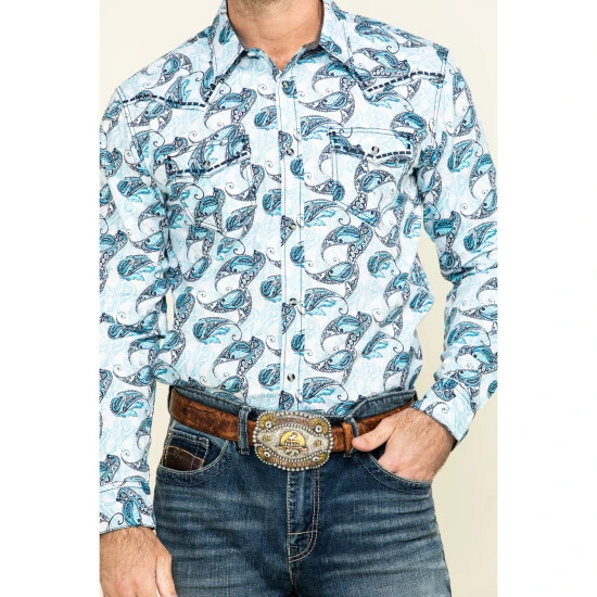 Best reviews of ✨ Cody James Men's Lovelace Large Paisley Print Long Sleeve Western ???? Shirt - Tall White ???? 4 Best reviews of ✨ Cody James Men's Lovelace Large Paisley Print Long Sleeve Western ???? Shirt - Tall White ???? - Image 4