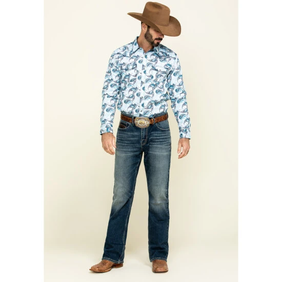 Best reviews of ✨ Cody James Men's Lovelace Large Paisley Print Long Sleeve Western ???? Shirt - Tall White ???? 6 Best reviews of ✨ Cody James Men's Lovelace Large Paisley Print Long Sleeve Western ???? Shirt - Tall White ???? - Image 6