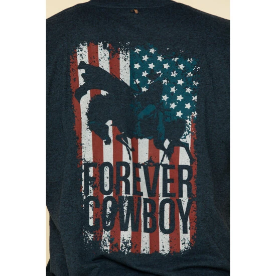 Discount ❤️ Cody James Men's Forever Cowboy Graphic Short Sleeve T-Shirt Blue ❤️ 3 Discount ❤️ Cody James Men's Forever Cowboy Graphic Short Sleeve T-Shirt Blue ❤️ - Image 3