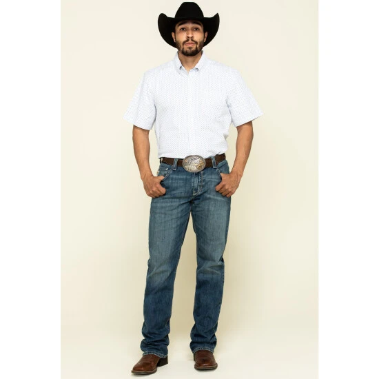 New ???? Cody James Core Men's Crossroads Geo Print Short Sleeve Western ???? Shirt - Tall White ???? 6 New ???? Cody James Core Men's Crossroads Geo Print Short Sleeve Western ???? Shirt - Tall White ???? - Image 6