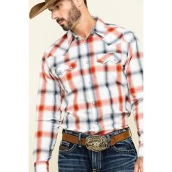 Buy ???? Cody James Men's Prairie Large Plaid Long Sleeve Western ???? Shirt White ???? -Cody James -shop unnamed file 3910