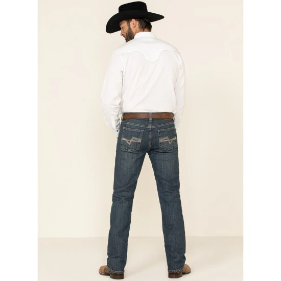 Promo ???? Cody James Men's High Roller Mid Tier Medium Wash Stretch Slim Straight ???? Jeans Blue ✨ 2 Promo ???? Cody James Men's High Roller Mid Tier Medium Wash Stretch Slim Straight ???? Jeans Blue ✨ - Image 2