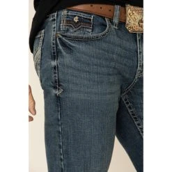 Hot Sale ???? Cody James Core Men's High Roller Top Tier Medium Wash Stretch Slim Bootcut ???? Jeans Blue ???? -Cody James -shop unnamed file 3926