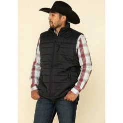 Buy ???? Cody James Core Men's Man Grove Quilted Puffer Vest Black ⭐