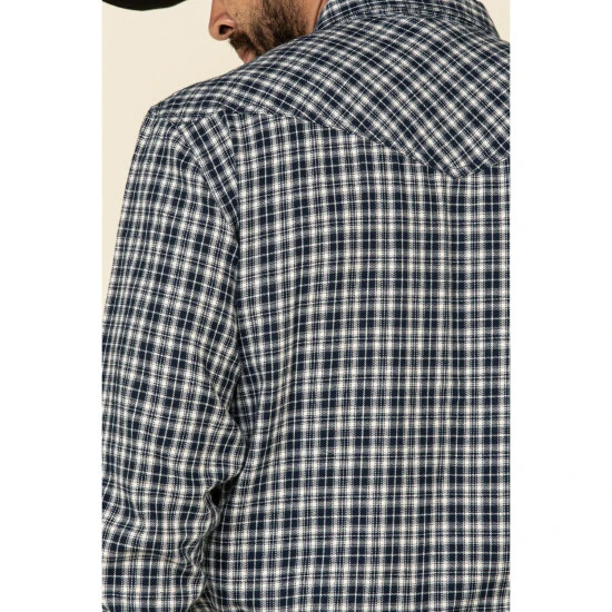 Deals ???? Cody James Men's Ash Small Plaid Long Sleeve Western Flannel ???? Shirt Navy ⌛ 5 Deals ???? Cody James Men's Ash Small Plaid Long Sleeve Western Flannel ???? Shirt Navy ⌛ - Image 5