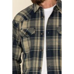 Budget ???? Cody James Men's Bogus Large Bonded Plaid Long Sleeve Western Flannel ???? Shirt Tan ⭐ 8 Budget ???? Cody James Men's Bogus Large Bonded Plaid Long Sleeve Western Flannel ???? Shirt Tan ⭐ -Cody James -shop unnamed file 3965