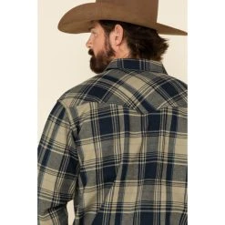 Budget ???? Cody James Men's Bogus Large Bonded Plaid Long Sleeve Western Flannel ???? Shirt Tan ⭐ 9 Budget ???? Cody James Men's Bogus Large Bonded Plaid Long Sleeve Western Flannel ???? Shirt Tan ⭐ -Cody James -shop unnamed file 3966