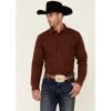 Best reviews of ✨ Cody James Men's Fired Up Solid Long Sleeve Snap Western ???? Shirt Medium Red ✨