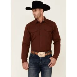 Best reviews of ✨ Cody James Men's Fired Up Solid Long Sleeve Snap Western ???? Shirt Medium Red ✨