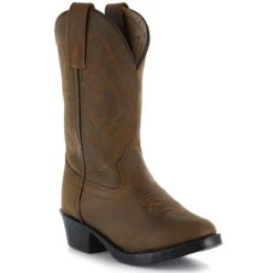 Promo ✨ Cody James Boys' Brown Western ???? Boots - Round Toe ????