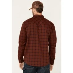 Cheapest ???? Cody James Men's FR Wine Southwestern Plaid Long Sleeve Snap Work ???? Shirt ✔️ -Cody James -shop unnamed file 4059