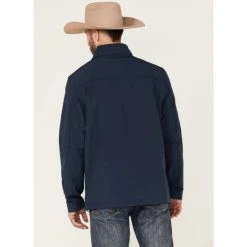 New ???? Cody James Core Men's Steamboat Logo Zip-Front Softshell Jacket Navy ???? -Cody James -shop unnamed file 4067