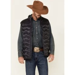 Brand new ???? Cody James Core Men's Heather Charcoal Midnight Heat Sealed Zip-Front Puffer Vest - Big & Tall ????