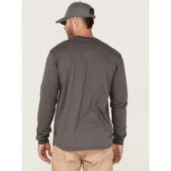Brand new ???? Cody James Men's FR Logo Long Sleeve Work T-Shirt Charcoal ???? -Cody James -shop unnamed file 4111
