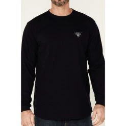 Discount ❤️ Cody James Men's FR Navy Longhorn Graphic Long Sleeve Work T-Shirt ???? -Cody James -shop unnamed file 4114