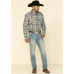 New ???? Cody James Men's Crupper Light Wash Stretch Slim Straight ???? Jeans Blue ????