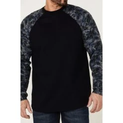 Flash Sale ???? Cody James Men's FR Navy Camo Long Sleeve Work T-Shirt ???? -Cody James -shop unnamed file 4122