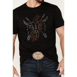 Coupon ???? Cody James Men's Crossways Graphic Short Sleeve T-Shirt - Black ✔️ -Cody James -shop unnamed file 4168