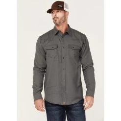 Best Pirce ???? Cody James Men's FR Vented Long Sleeve Button Down Work ???? Shirt Grey ✔️
