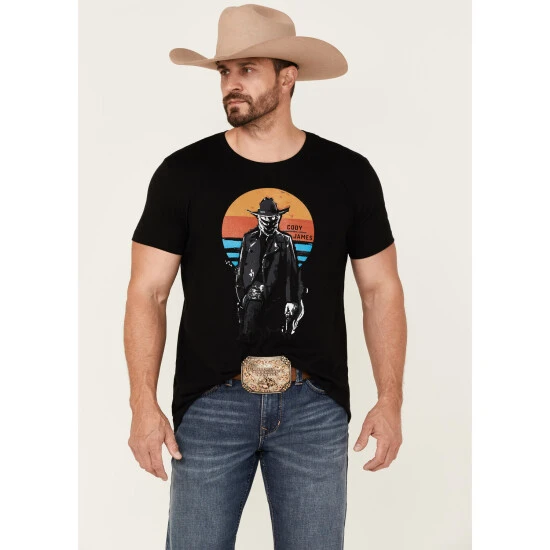 Best reviews of ⌛ Cody James Men's Sunset Bandit Skull Black Graphic Short Sleeve T-Shirt ⭐ 1 Best reviews of ⌛ Cody James Men's Sunset Bandit Skull Black Graphic Short Sleeve T-Shirt ⭐