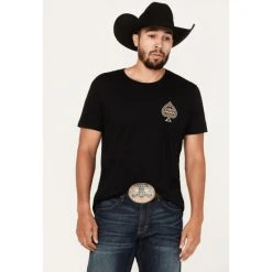 Top 10 ???? Cody James Men's Guns & Spades Graphic T-Shirt Black ????