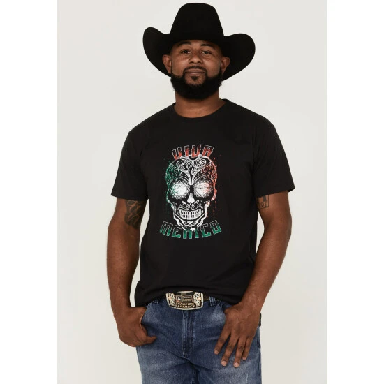 Discount ???? Cody James Men's Viva Mexico Muertos Skull Graphic Short Sleeve T-Shirt Black ???? 1 Discount ???? Cody James Men's Viva Mexico Muertos Skull Graphic Short Sleeve T-Shirt Black ????