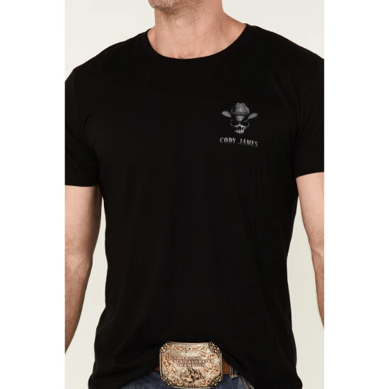 Best Pirce ???? Cody James Men's Card Skull Graphic Short Sleeve T-Shirt Black ???? 3 Best Pirce ???? Cody James Men's Card Skull Graphic Short Sleeve T-Shirt Black ???? - Image 3