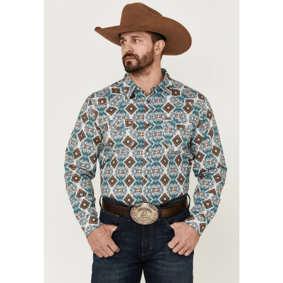 Cheap ???? Cody James Men's Great Plains Southwestern Print Long Sleeve Snap Western ???? Shirt Turquoise ???? 1 Cheap ???? Cody James Men's Great Plains Southwestern Print Long Sleeve Snap Western ???? Shirt Turquoise ????