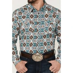 Cheap ???? Cody James Men's Great Plains Southwestern Print Long Sleeve Snap Western ???? Shirt Turquoise ???? 6 Cheap ???? Cody James Men's Great Plains Southwestern Print Long Sleeve Snap Western ???? Shirt Turquoise ???? -Cody James -shop unnamed file 4296