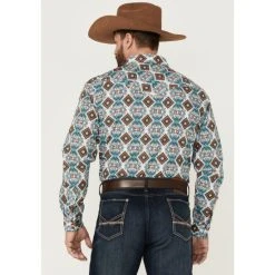 Cheap ???? Cody James Men's Great Plains Southwestern Print Long Sleeve Snap Western ???? Shirt Turquoise ???? 7 Cheap ???? Cody James Men's Great Plains Southwestern Print Long Sleeve Snap Western ???? Shirt Turquoise ???? -Cody James -shop unnamed file 4297