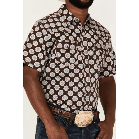 Brand new ???? Cody James Men's Kingsland Medallion Print Short Sleeve Snap Western ???? Shirt Multi ???? 3 Brand new ???? Cody James Men's Kingsland Medallion Print Short Sleeve Snap Western ???? Shirt Multi ???? - Image 3