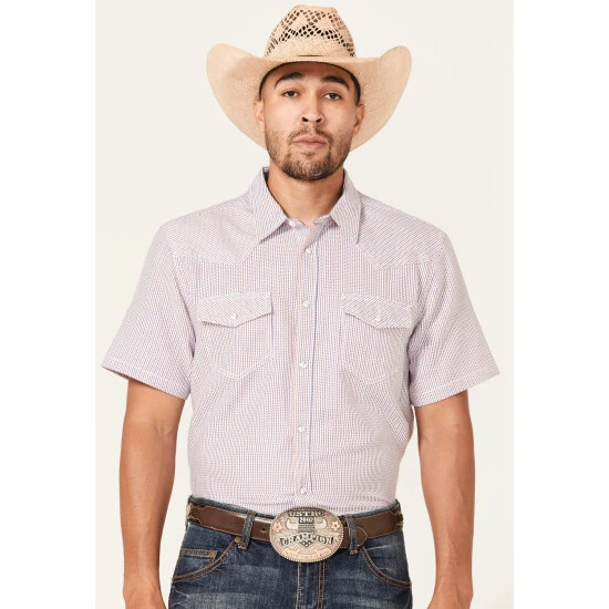 Promo ???? Cody James Men's Redfield Dobby Stripe Short Sleeve Snap Western ???? Shirt White ???? 1 Promo ???? Cody James Men's Redfield Dobby Stripe Short Sleeve Snap Western ???? Shirt White ????