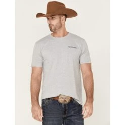 Deals ???? Cody James Men's Heather Grey Horse ???? Shoe Graphic Short Sleeve T-Shirt ????