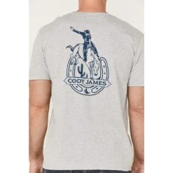Deals ???? Cody James Men's Heather Grey Horse ???? Shoe Graphic Short Sleeve T-Shirt ???? -Cody James -shop unnamed file 4340