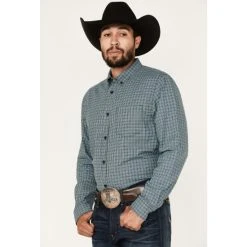 Flash Sale ✔️ Cody James Men's Small Plaid Button Down Western ???? Shirt Green ????