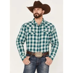 Best deal ???? Cody James Men's Poway Plaid Snap Western Flannel ???? Shirt Cream ????