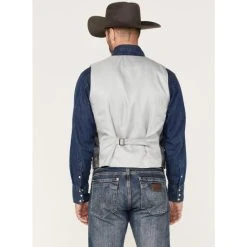 Deals ???? Cody James Men's Regal Paisley Print Vest Silver ???? -Cody James -shop unnamed file 4421