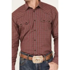 Best reviews of ???? Cody James Men's Fire Mountain Long Sleeve Plaid Print Snap Western ???? Shirt Red ⭐ -Cody James -shop unnamed file 4444